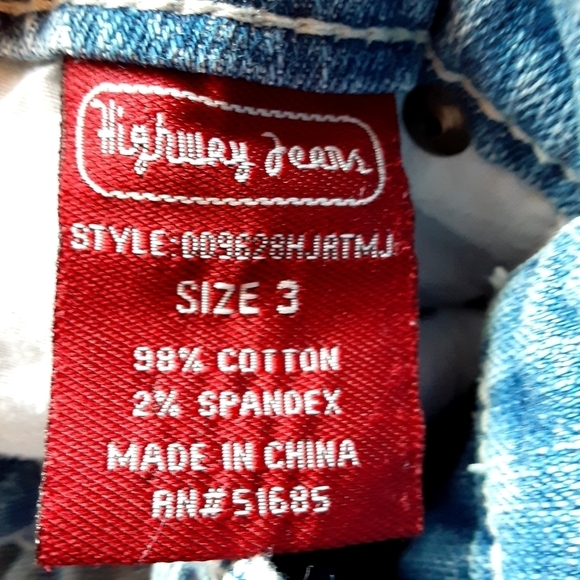 Highway Distressed Skinny Jeens sz 3 - Picture 7 of 7